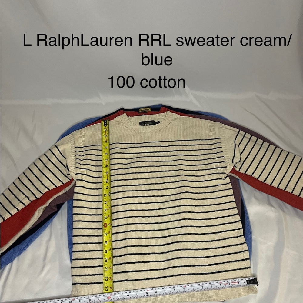 L Ralph Lauren RRL sailor crewneck sweater